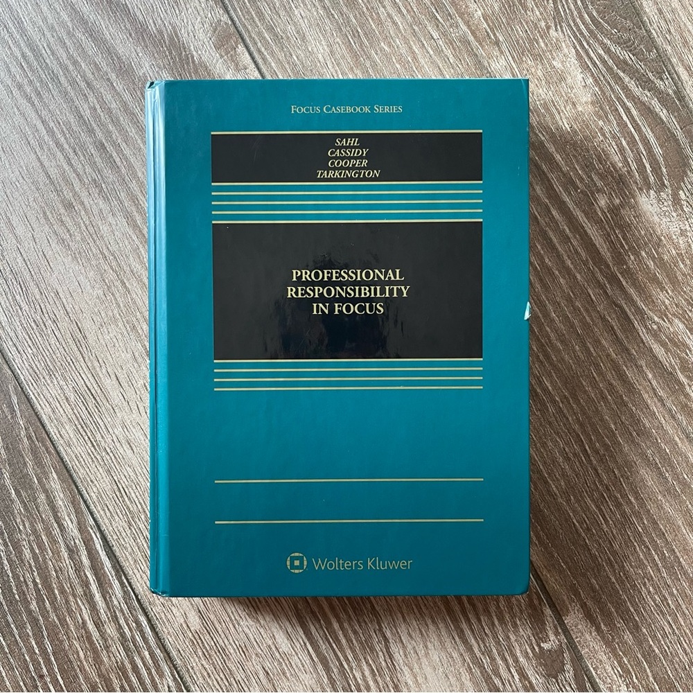 Legal Ethics Textbook